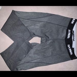 Ivy Park dark grey cropped leggings